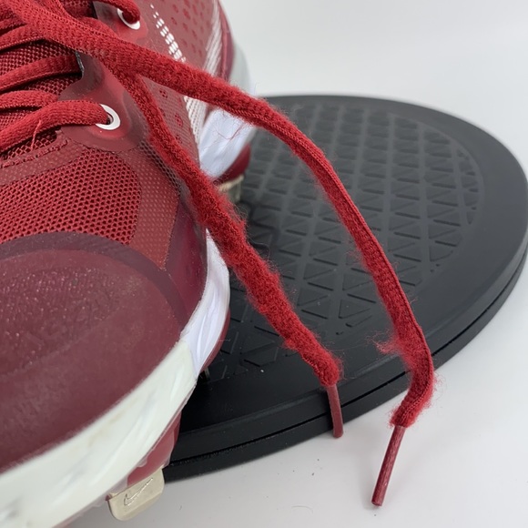 Nike Alpha Huarache Elite 3 Mid Baseball Cleats Maroon CK0745-601 Men's Size 7 - Picture 12 of 14